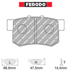 Ferodo - Kit pastiglie freno (FCP956) - Suzuki Swift Sport (MZ) - Rear - Ravasicorse