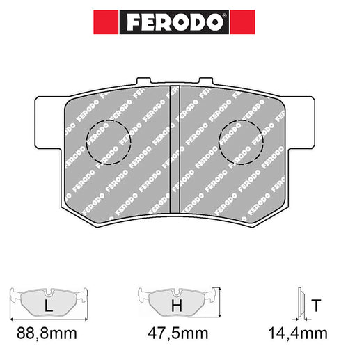 Ferodo - Kit pastiglie freno (FCP956) - Suzuki Swift Sport (MZ) - Rear - Ravasicorse