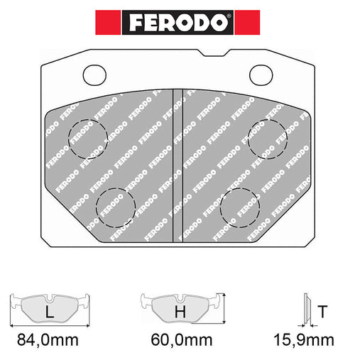 Ferodo - Kit pastiglie freno (FCP96) - Ravasicorse