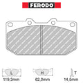 Ferodo - Kit pastiglie freno (FCP986) - Subaru Impreza GT 2.0 211/218 Hp - Front - Ravasicorse