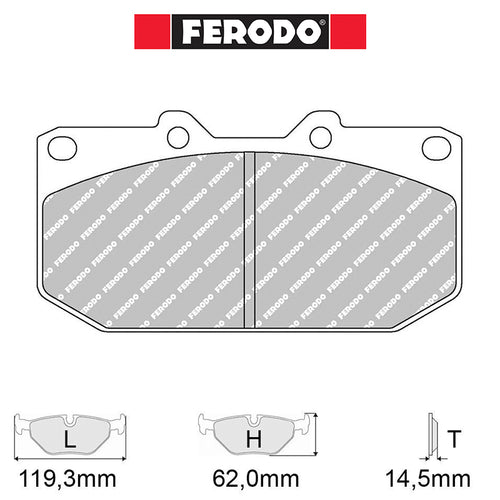 Ferodo - Kit pastiglie freno (FCP986) - Subaru Impreza GT 2.0 211/218 Hp - Front - Ravasicorse