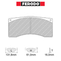 Ferodo - Kit pastiglie freno (FRP1077) - Ravasicorse
