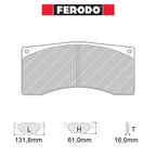 Ferodo - Kit pastiglie freno (FRP1077) - Ravasicorse