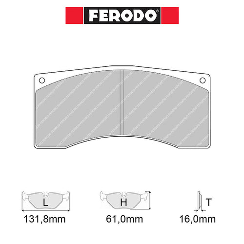 Ferodo - Kit pastiglie freno (FRP1077) - Ravasicorse