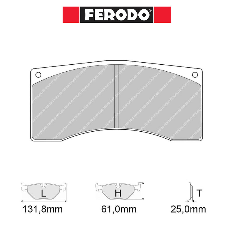 Ferodo - Kit pastiglie freno (FRP1078) - Ravasicorse