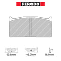 Ferodo - Kit pastiglie freno (FRP1079) - Ravasicorse