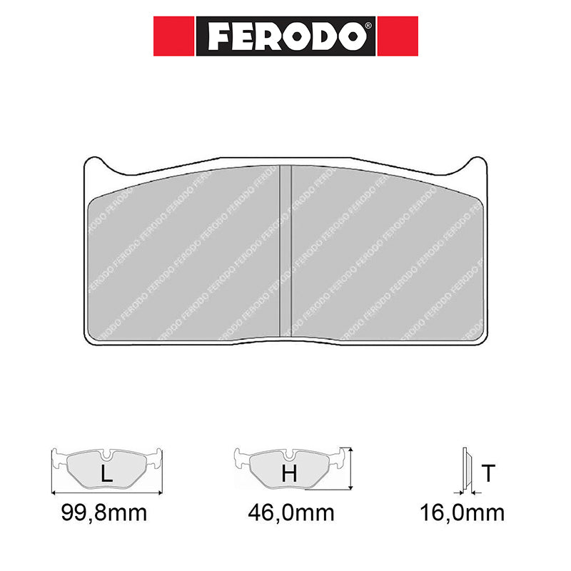 Ferodo - Kit pastiglie freno (FRP1079) - Ravasicorse