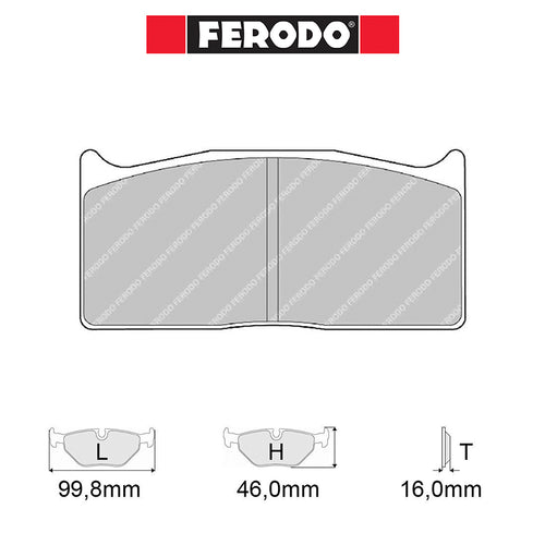 Ferodo - Kit pastiglie freno (FRP1079) - Ravasicorse