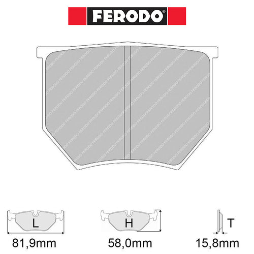 Ferodo - Kit pastiglie freno (FRP202) - Ravasicorse