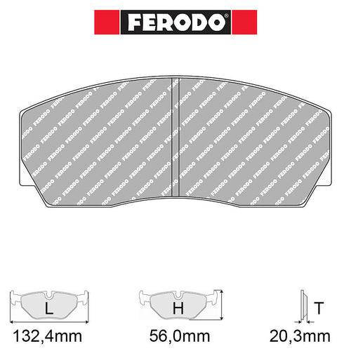 Ferodo - Kit pastiglie freno (FRP212) - Ravasicorse
