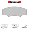 Ferodo - Kit pastiglie freno (FRP218) - Ravasicorse