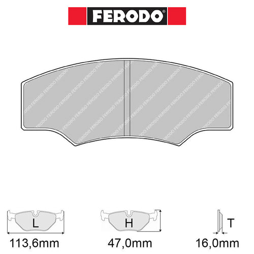 Ferodo - Kit pastiglie freno (FRP218) - Ravasicorse