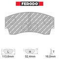 Ferodo - Kit pastiglie freno (FRP219) - Ravasicorse