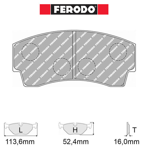 Ferodo - Kit pastiglie freno (FRP219) - Ravasicorse
