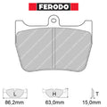 Ferodo - Kit pastiglie freno (FRP3020) - Ravasicorse