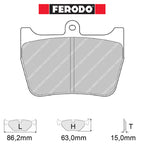 Ferodo - Kit pastiglie freno (FRP3020) - Ravasicorse