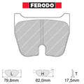 Ferodo - Kit pastiglie freno (FRP3023) - Ravasicorse