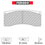 Ferodo - Kit pastiglie freno (FRP3024) - Ravasicorse