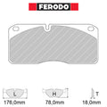 Ferodo - Kit pastiglie freno (FRP3027) - Ravasicorse