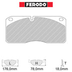 Ferodo - Kit pastiglie freno (FRP3027) - Ravasicorse