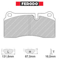 Ferodo - Kit pastiglie freno (FRP3028) - Tesla Model Y - Front - Ravasicorse