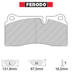 Ferodo - Kit pastiglie freno (FRP3028) - Tesla Model Y - Front - Ravasicorse