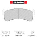 Ferodo - Kit pastiglie freno (FRP3031) - Ravasicorse