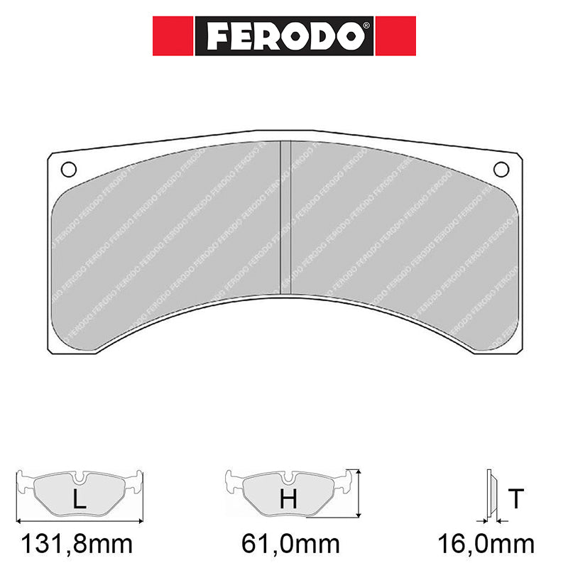 Ferodo - Kit pastiglie freno (FRP3032) - Ravasicorse