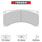 Ferodo - Kit pastiglie freno (FRP3032) - Ravasicorse