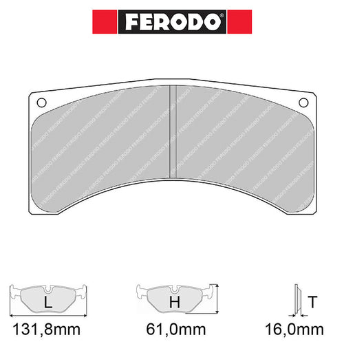 Ferodo - Kit pastiglie freno (FRP3032) - Ravasicorse