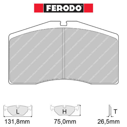 Ferodo - Kit pastiglie freno (FRP3042) - Ravasicorse