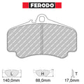 Ferodo - Kit pastiglie freno (FRP3050) - Ravasicorse
