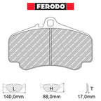 Ferodo - Kit pastiglie freno (FRP3050) - Ravasicorse