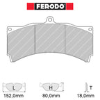 Ferodo - Kit pastiglie freno (FRP3054) - Ravasicorse