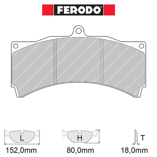 Ferodo - Kit pastiglie freno (FRP3054) - Ravasicorse
