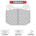 Ferodo - Kit pastiglie freno (FRP3056) - Ravasicorse