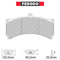 Ferodo - Kit pastiglie freno (FRP3061) - Ravasicorse