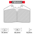 Ferodo - Kit pastiglie freno (FRP3069) - Ravasicorse