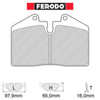Ferodo - Kit pastiglie freno (FRP3069) - Ravasicorse