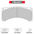 Ferodo - Kit pastiglie freno (FRP3070) - Ravasicorse