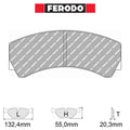 Ferodo - Kit pastiglie freno (FRP3073) - Ravasicorse