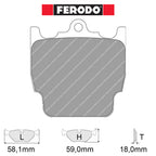 Ferodo - Kit pastiglie freno (FRP3074) - Ravasicorse
