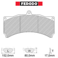 Ferodo - Kit pastiglie freno (FRP3076) - Ravasicorse