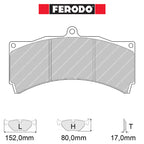 Ferodo - Kit pastiglie freno (FRP3076) - Ravasicorse