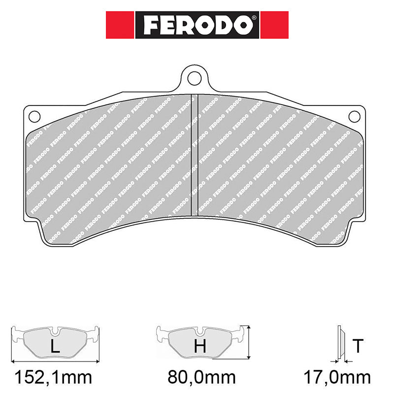 Ferodo - Kit pastiglie freno (FRP3077) - Ravasicorse