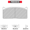 Ferodo - Kit pastiglie freno (FRP308) - Ravasicorse