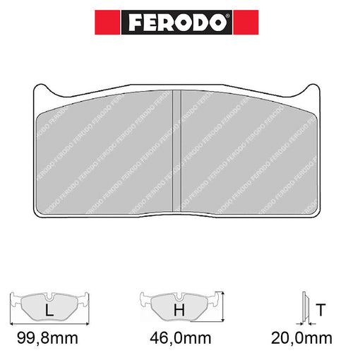 Ferodo - Kit pastiglie freno (FRP308) - Ravasicorse