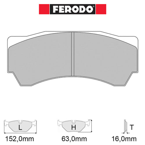 Ferodo - Kit pastiglie freno (FRP3081) - Ravasicorse