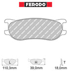 Ferodo - Kit pastiglie freno (FRP3092) - Ravasicorse