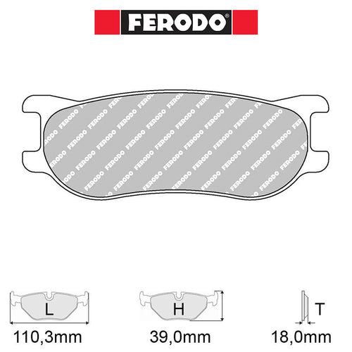 Ferodo - Kit pastiglie freno (FRP3092) - Ravasicorse